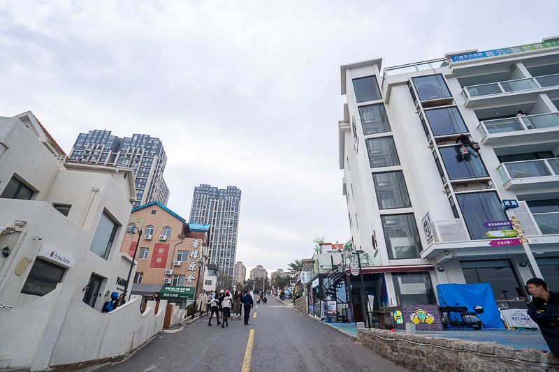 山东青岛滨海风光实拍